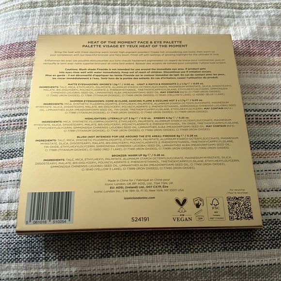 Iconic London Heat Of The Moment Face & Eye Palette NEW - Picture 4 of 4